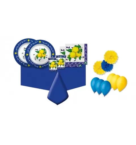 KIT N.4 I LIMONI DI SORRENTO - ADDOBBI PER LA TAVOLA