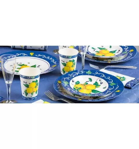KIT N.4 I LIMONI DI SORRENTO - ADDOBBI PER LA TAVOLA