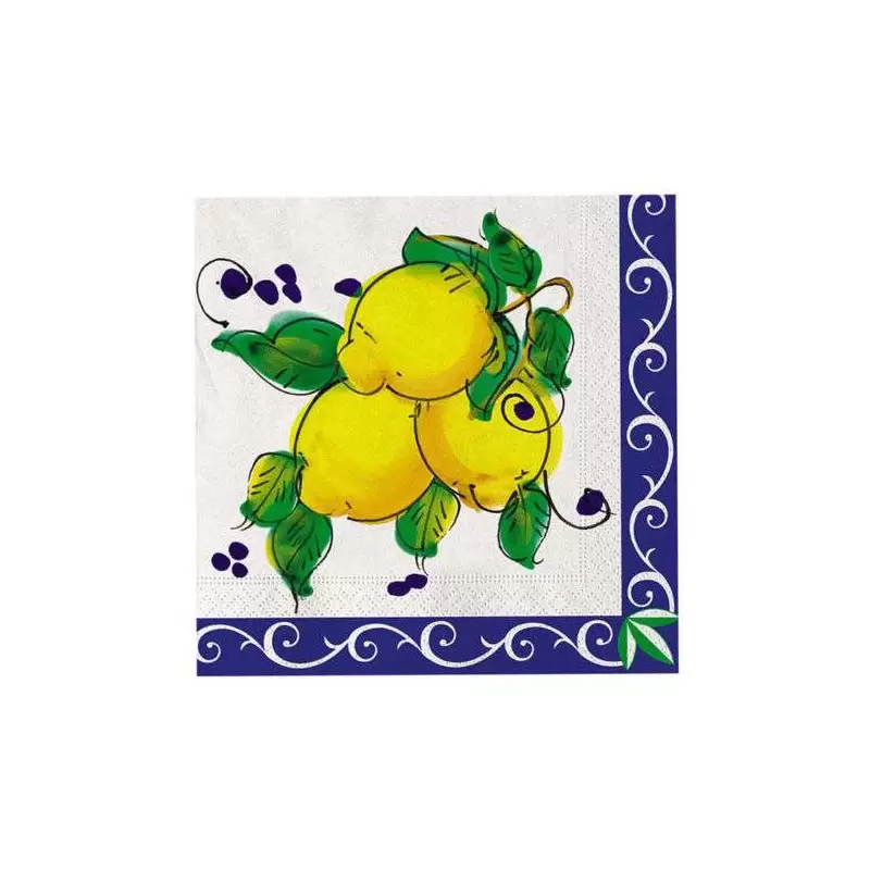 KIT N.4 I LIMONI DI SORRENTO - ADDOBBI PER LA TAVOLA