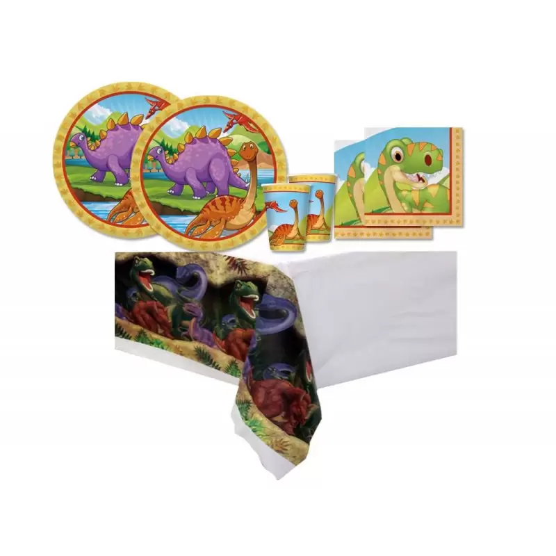 KIT N.3 BABY DINO – SET TAVOLA DINOSAURI