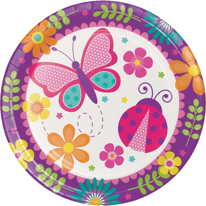 PIATTI BUTTERFLY GARDEN - 8 PZ
