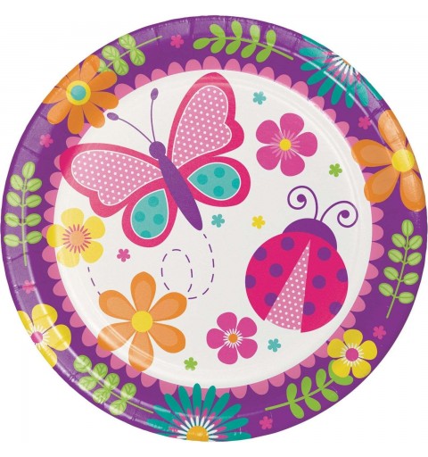 PIATTI BUTTERFLY GARDEN - 8 PZ