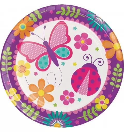 PIATTI BUTTERFLY GARDEN - 8 PZ