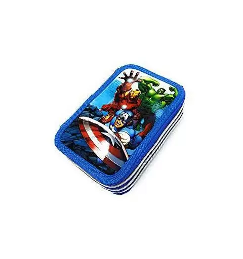 ASTUCCIO AVENGERS CON TRE ZIP – PORTAPASTELLI AVENGERS SUPEREROI