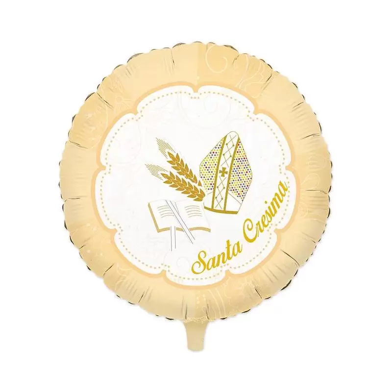 PALLONCINO FOIL SANTA CRESIMA NEW