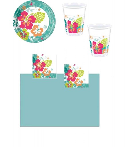 KIT N.16 HAWAI - ACCESSORI PER LA TAVOLA