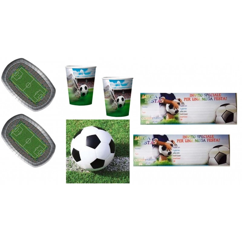 KIT SOCCER PARTY CALCIO COMPLEANNO 
