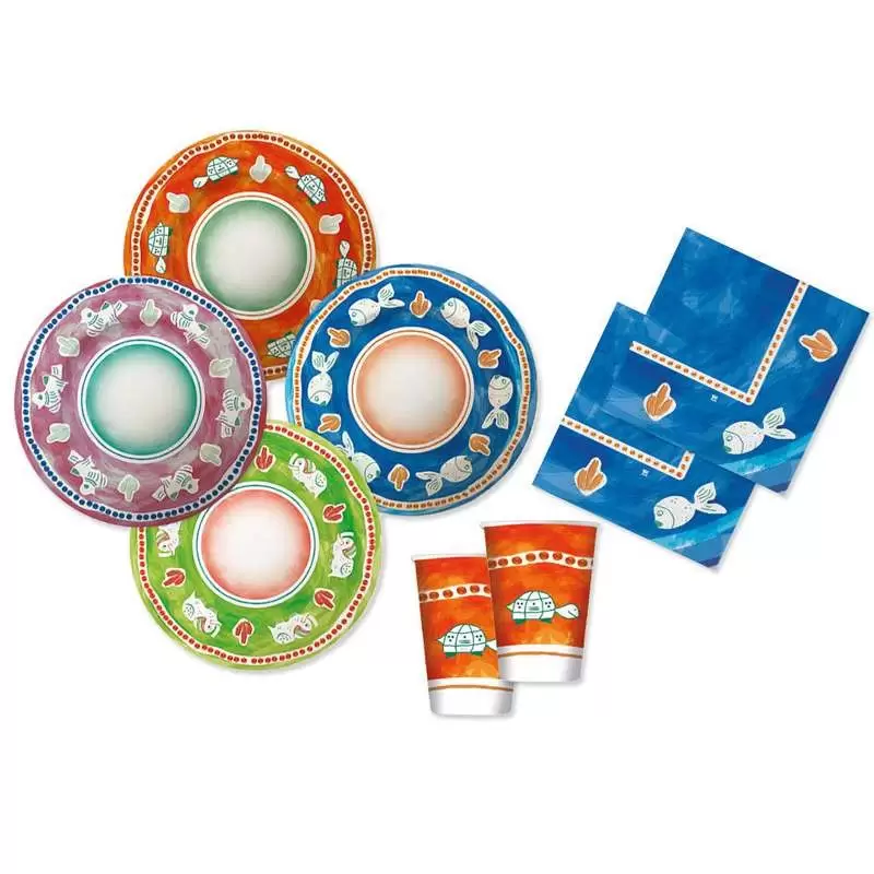 KIT N.2 VIETRI – ADDOBBI PER LA TAVOLA A TEMA MARE