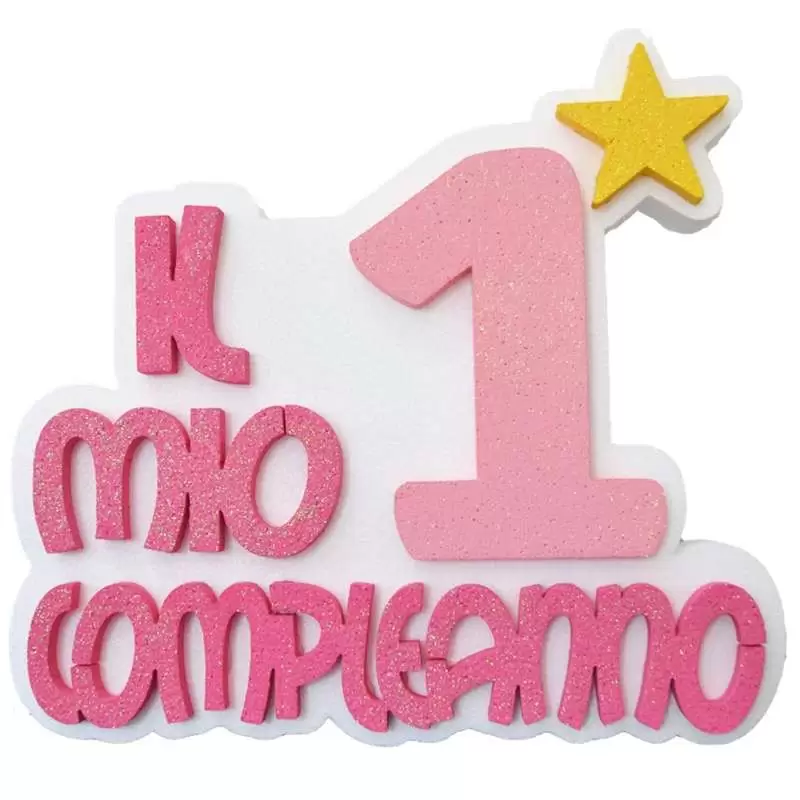 IL MIO PRIMO COMPLEANNO IN POLISTIROLO – FESTA UN ANNO