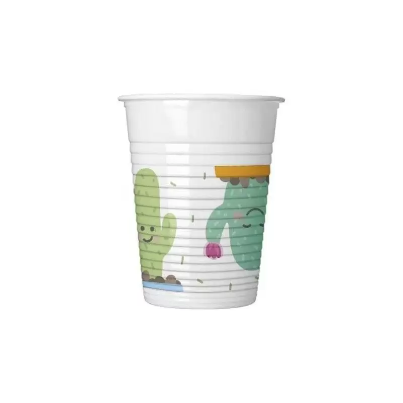 BICCHIERI HAPPY CACTUS - 8 PZ