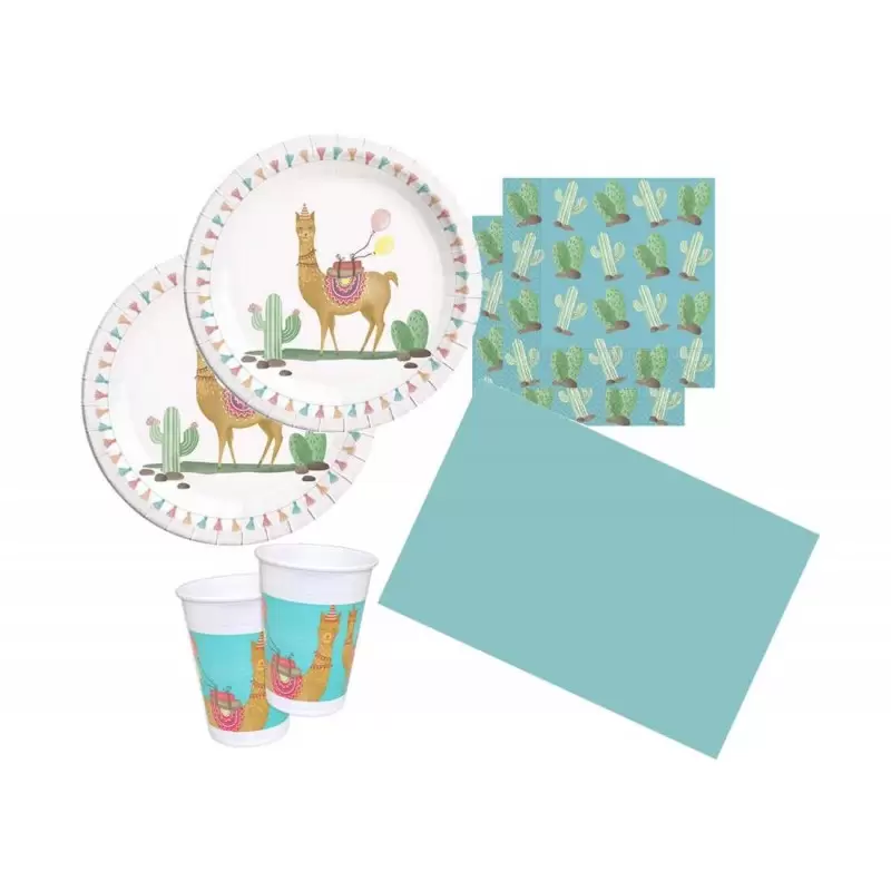 KIT N.3 LAMA CACTUS – SET TAVOLA PER FESTE