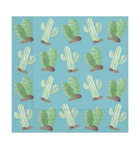 KIT N.16 LAMA CACTUS - COORDINATO PER LA TAVOLA