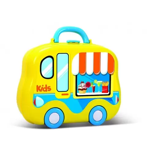VALIGETTA GIALLA CUCINA – VALIGETTA MINI CUCINA CON RUOTE