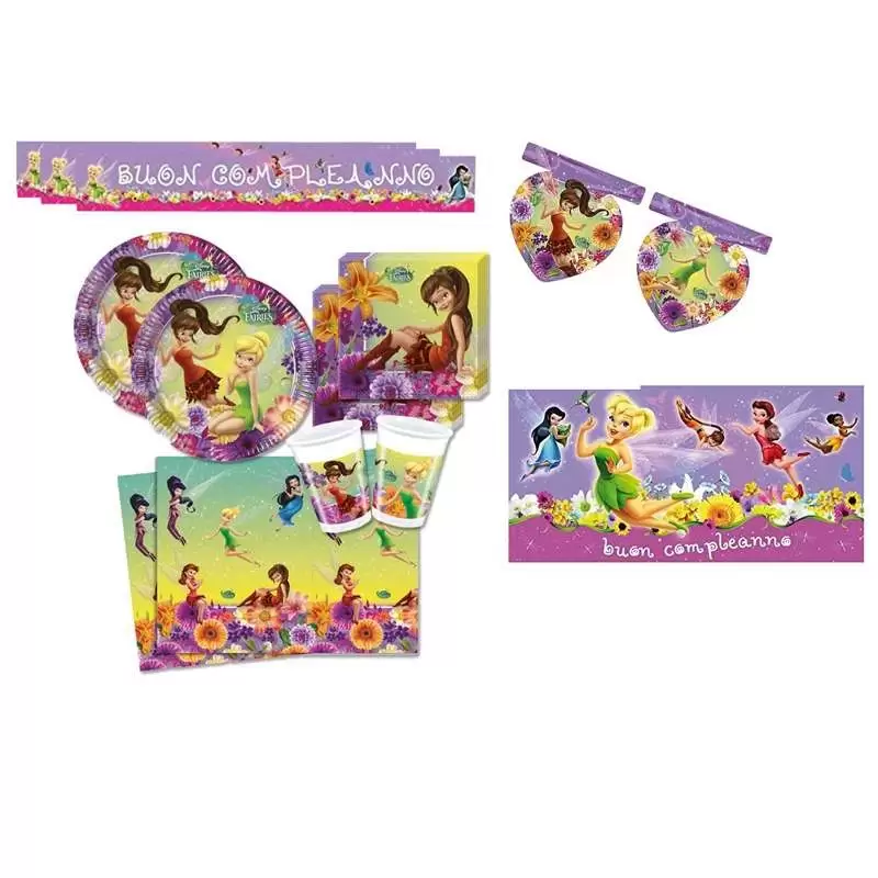 KIT N.41 TRILLY FAIRES - ADDOBBI PER LA FESTA A TEMA FATE