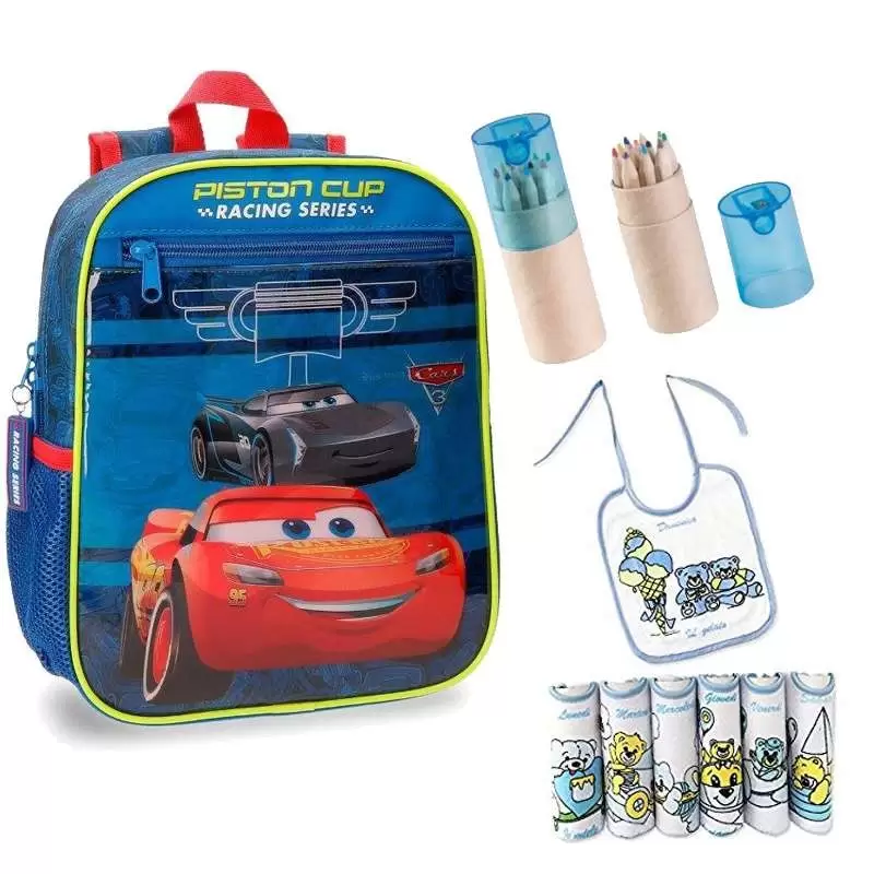 ZAINO PASTELLI E BAVETTA – SET SCUOLA MATERNA