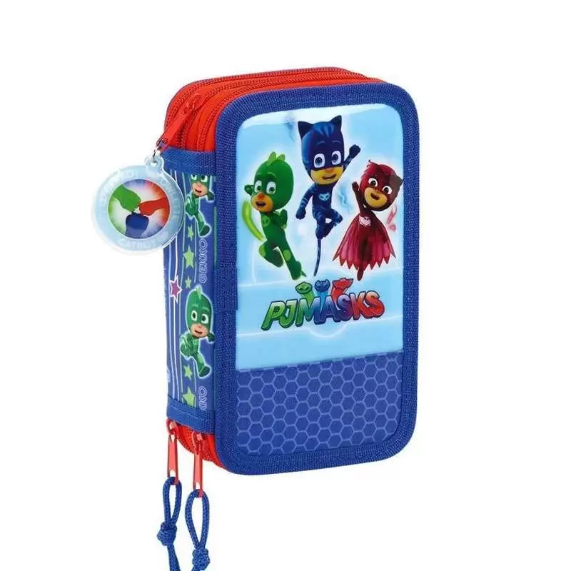 ASTUCCIO TRIPLO SUPER PIGIAMINI - PORTAPASTELLI PJ MASKS