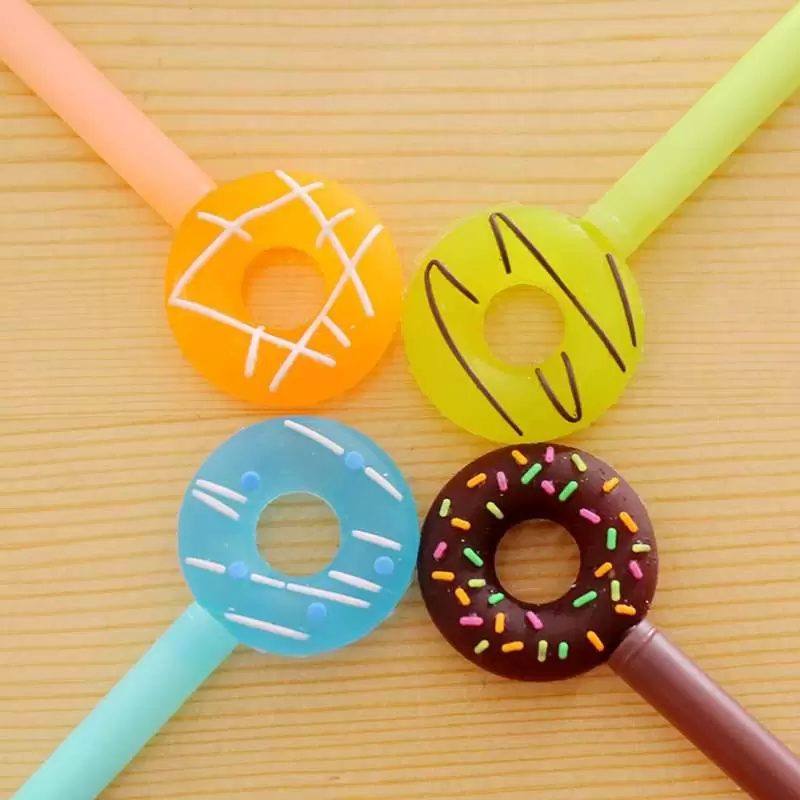 PENNA DONUT MARRONE - PENNA A SFERA