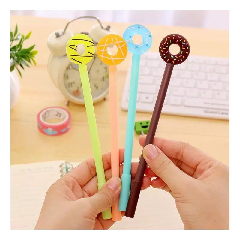 PENNA DONUT MARRONE - PENNA A SFERA