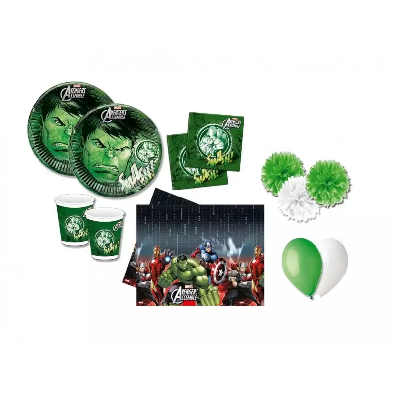 KIT N.49 HULK – SET TAVOLA AVENGERS