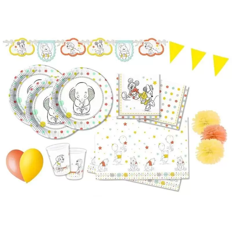 KIT N.55 DISNEY BABY - SET TAVOLA PER FESTE