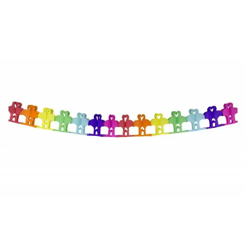 GHIRLANDA FENICOTTERO – FESTONE MULTICOLOR