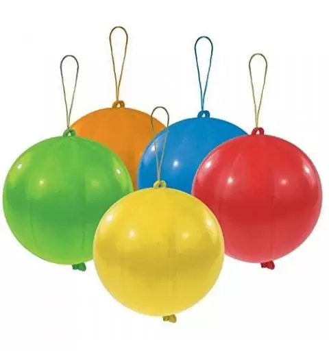 PUNCH BALLS GRANDI PER COMPLEANNI – PALLONI CON MOLLA
