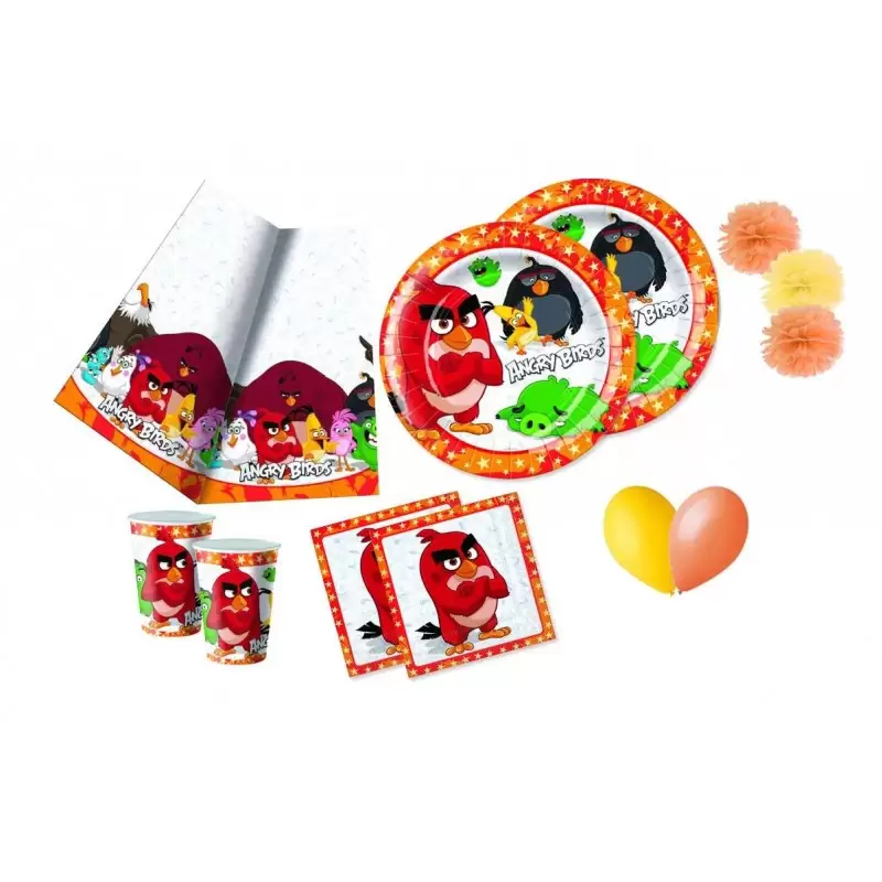 KIT N.49 ANGRY BIRDS NEW - SET TAVOLA PER FESTE