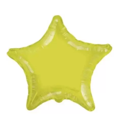 PALLONCINO FOIL A FORMA DI STELLA - 45 CM