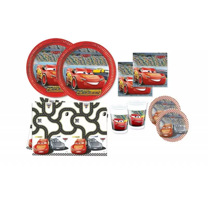 CARS DISNEY COORDINATO COMPLEANNO KIT N 43 