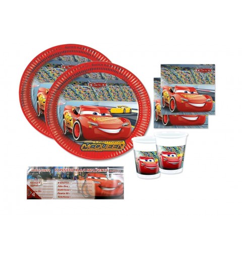 set compleanno cars