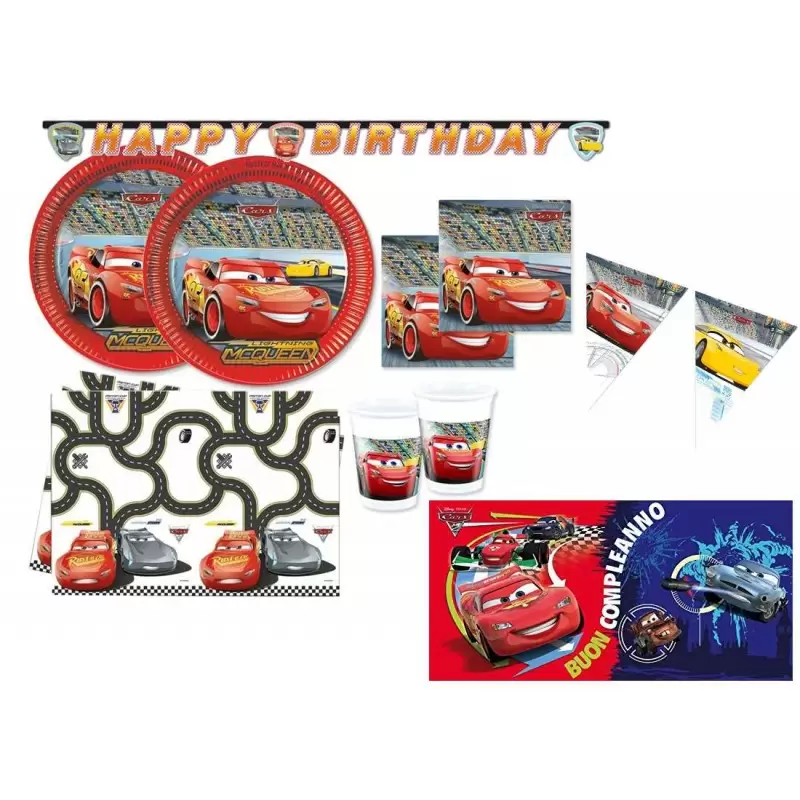 cars disney set compleanno