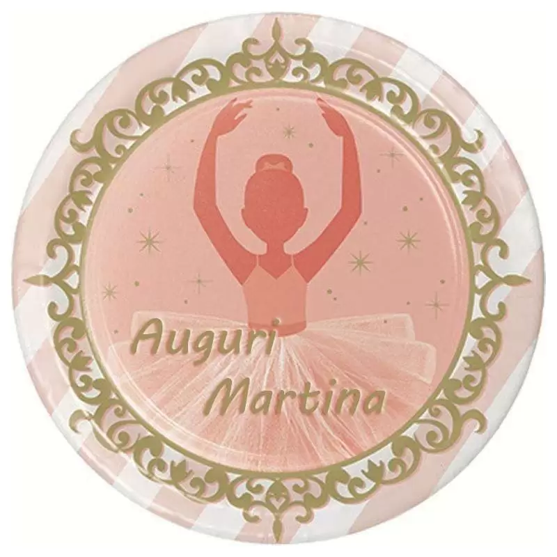 CIALDA BALLERINA PERSONALIZZATA - OSTIA PER TORTA
