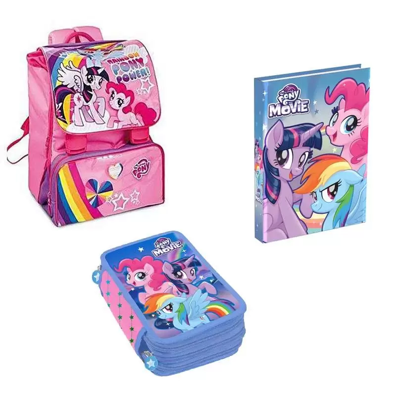 ZAINO ASTUCCIO E DIARIO MY LITTLE PONY