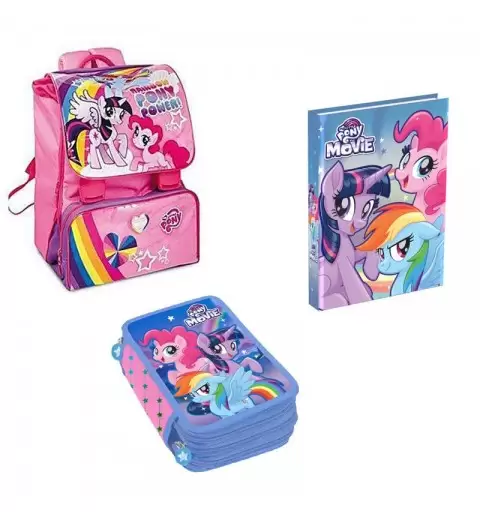 ZAINO ASTUCCIO E DIARIO MY LITTLE PONY