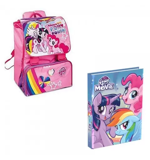 ZAINO E DIARIO PER LA SCUOLA MY LITTLE PONY