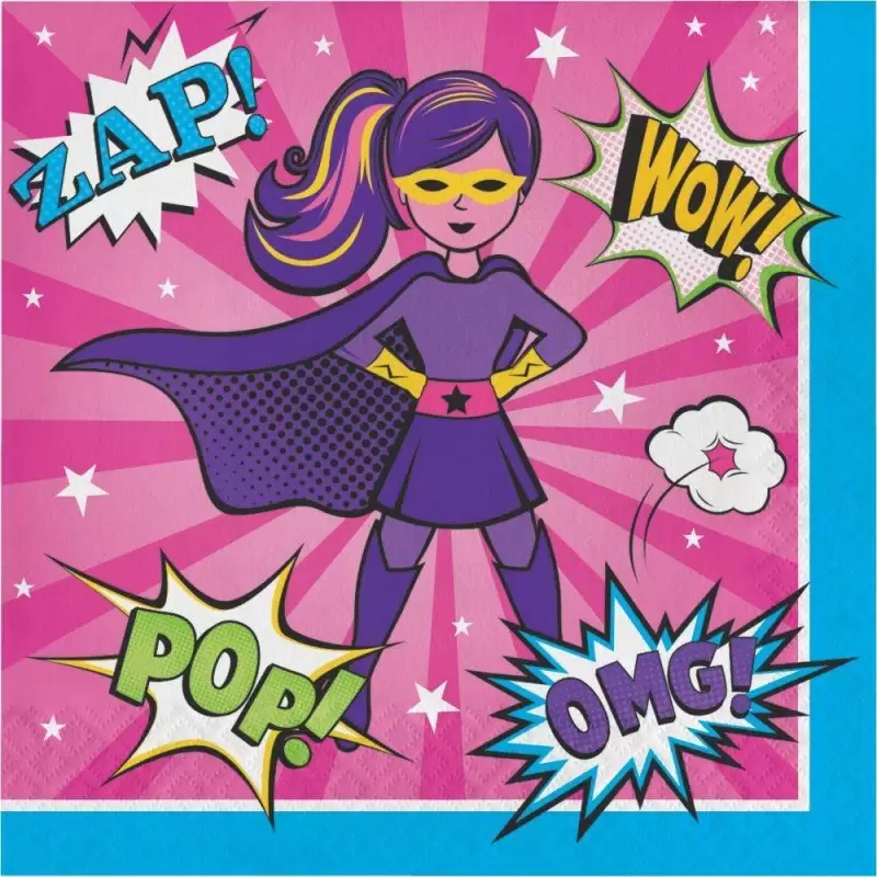 TOVAGLIOLI SUPER HEROES GIRL - 16 PZ