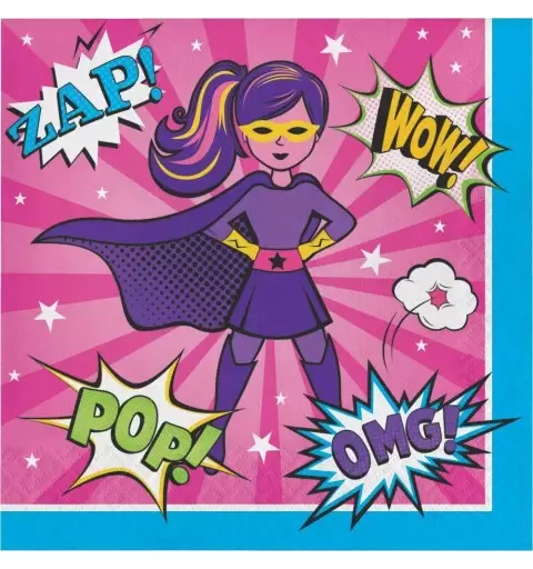 TOVAGLIOLI SUPER HEROES GIRL - 16 PZ