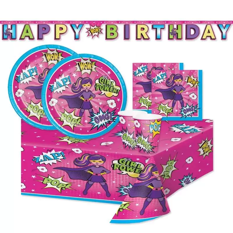 KIT N.13 SUPER HERO GIRL - ACCESSORI PER LA FESTA