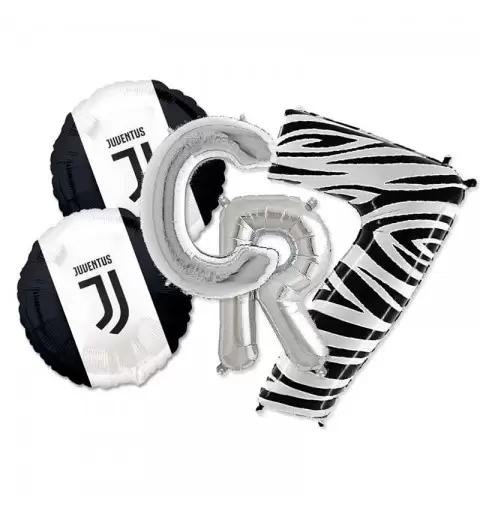 PALLONCINI CR7 JUVE - BOUQUET BIANCO NERO