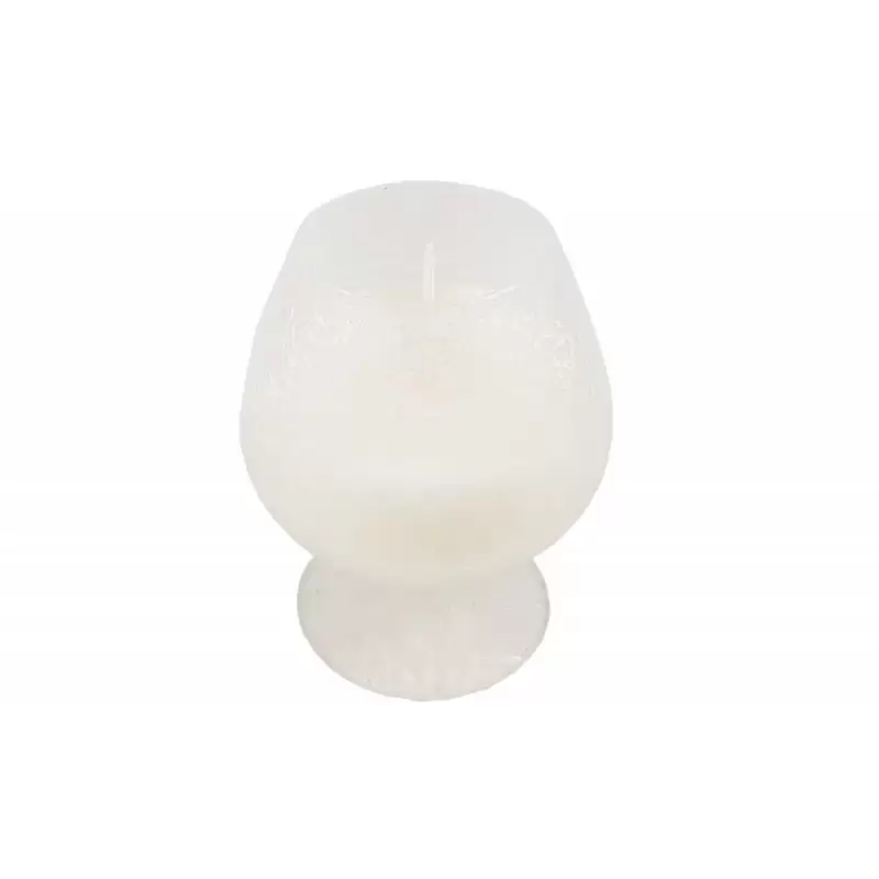 CANDELE NEI BICCHIERI DA COGNAC COLORATI
