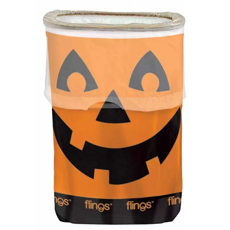 CESTINO ZUCCA HALLOWEEN - CONTENITORE PER LA  SPAZZATURA