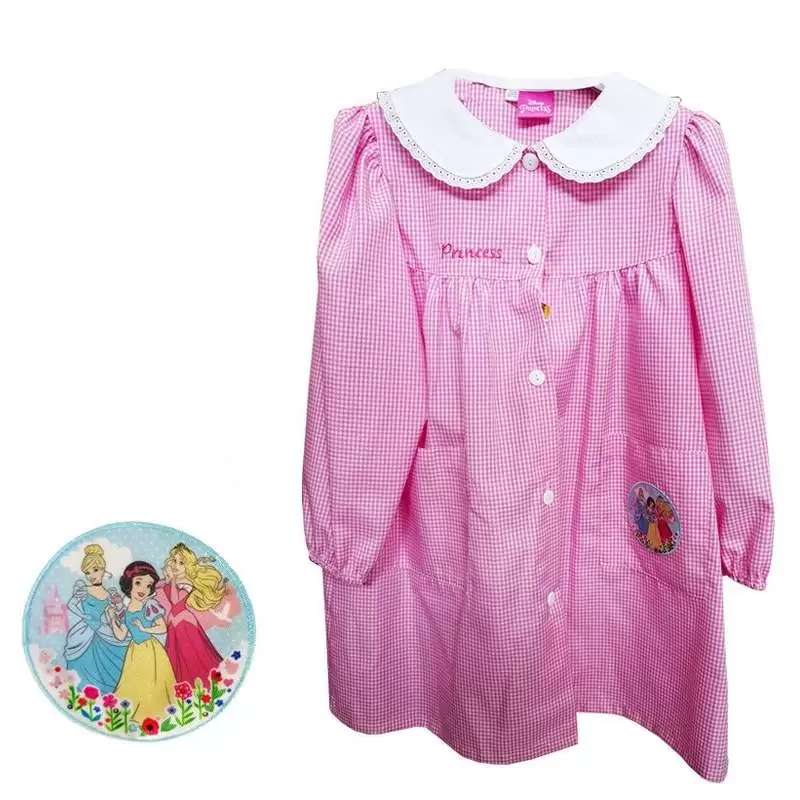 GREMBIULE ROSA A QUADRETTI – PRINCIPESSE DISNEY