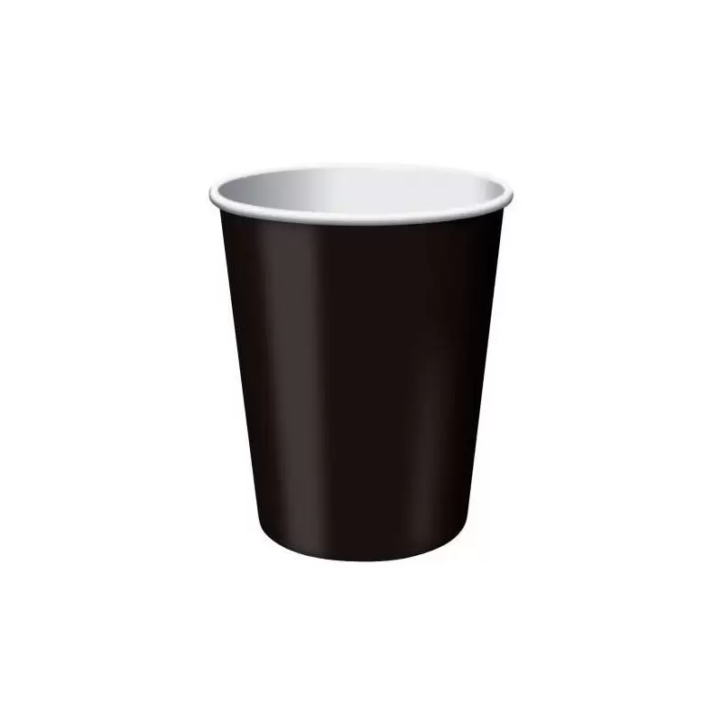 BICCHIERI BLACK VELVET - NERI DI CARTA 8 PZ