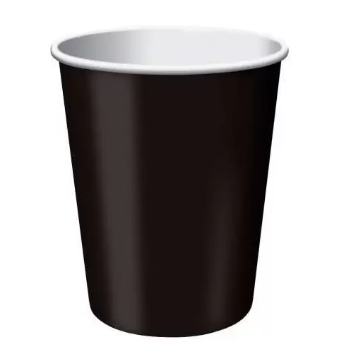 BICCHIERI BLACK VELVET - NERI DI CARTA 8 PZ