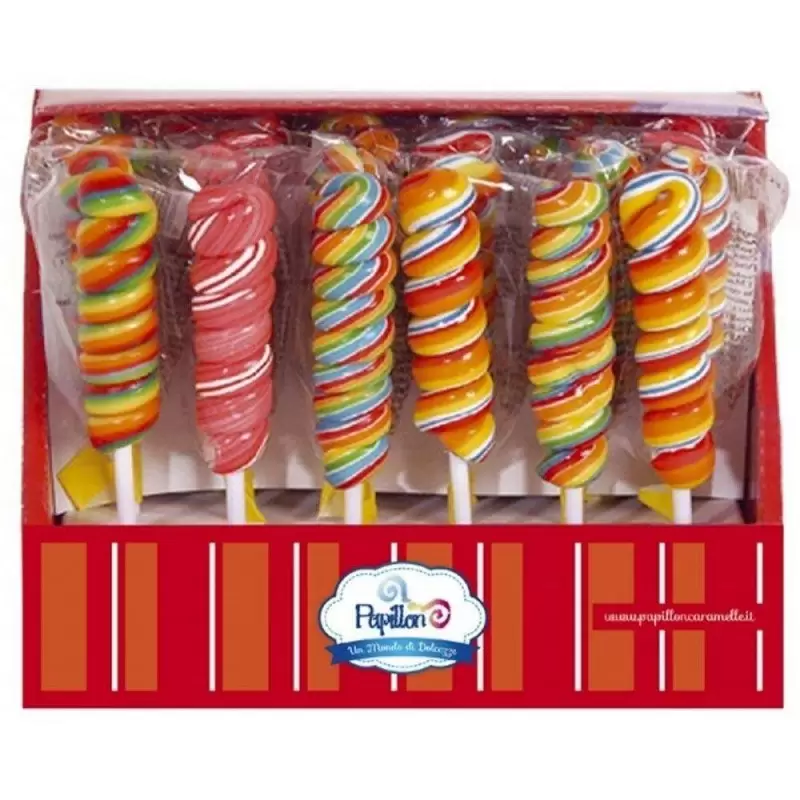 LECCA LECCA MULTICOLOR A SPIRALE PIROTTINO – 12 PZ