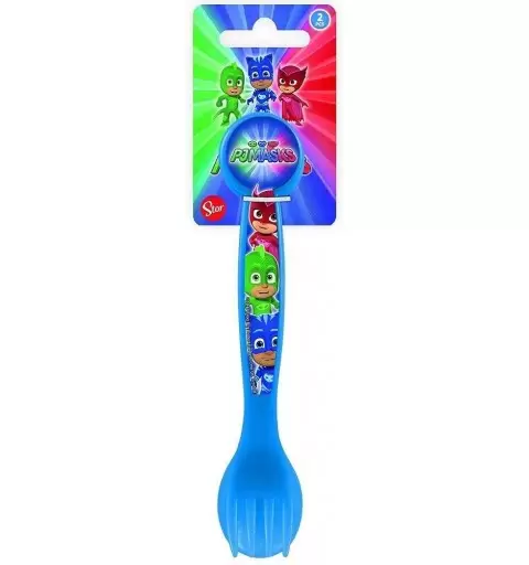 POSATE SUPER PIGIAMINI – CUCCHIAIO E FORCHETTA PJ MASKS