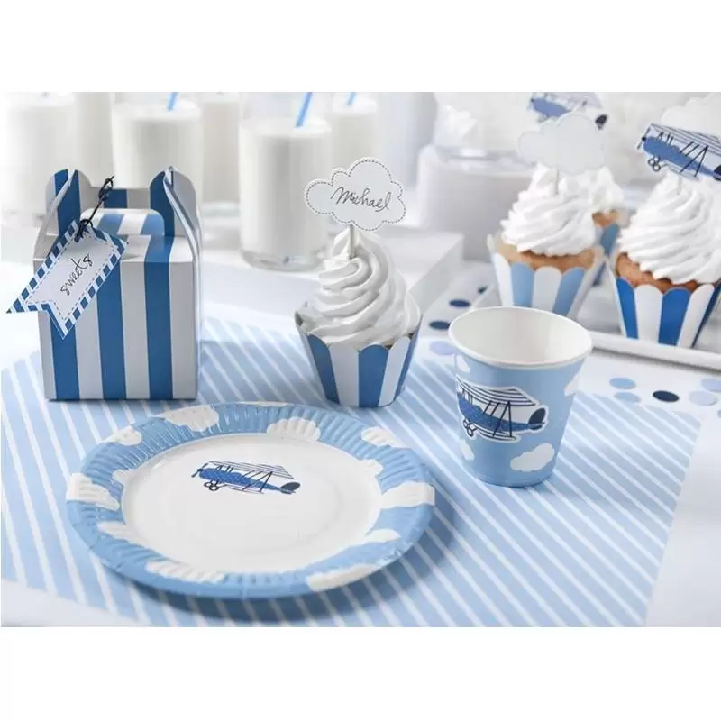 PIATTI LITTLE PLANE - 6 PZ