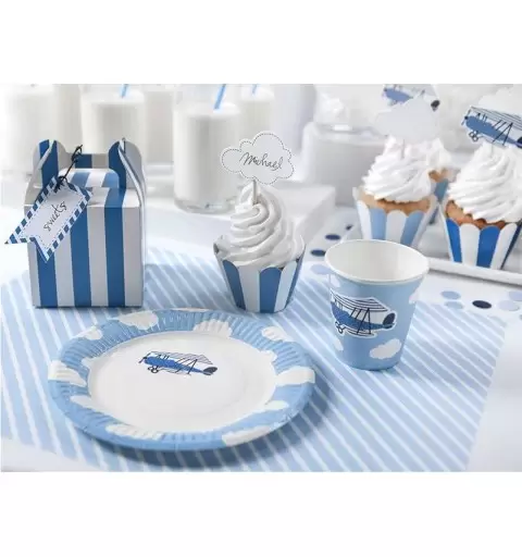 PIATTI LITTLE PLANE - 6 PZ