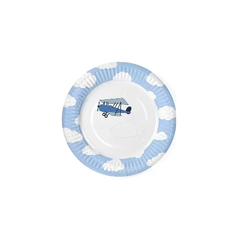 PIATTI LITTLE PLANE - 6 PZ