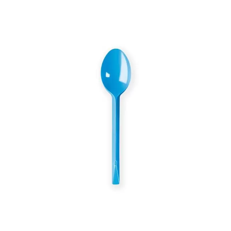 CUCCHIAI AZZURRI DI PLASTICA - 20 PZ